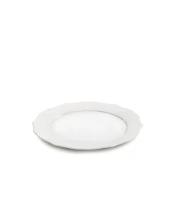 SERAX Assiette plate rond blanc porcelaine Ø 30 cm Silhouette Online