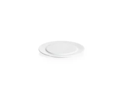 DEGRENNE Assiette plate rond blanc porcelaine de limoges Ø 14 cm Collection L Couture Clearance