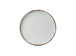 DUDSON Assiette plate rond blanc porcelaine vitrifiée Ø 26 cm Harvest New