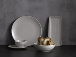 Assiette plate rond blanc porcelaine Ø 27,3 cm Evo Pearl - DUDSON Best
