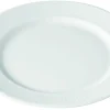 PILLIVUYT Assiette plate rond blanc porcelaine culinaire Ø 31,5 cm Plisse Online