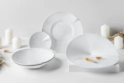 PILLIVUYT Assiette plate rond blanc porcelaine culinaire Ø 15,5 cm Canopee Best