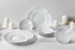 PILLIVUYT Assiette plate rond blanc porcelaine culinaire Ø 15,5 cm Canopee Best