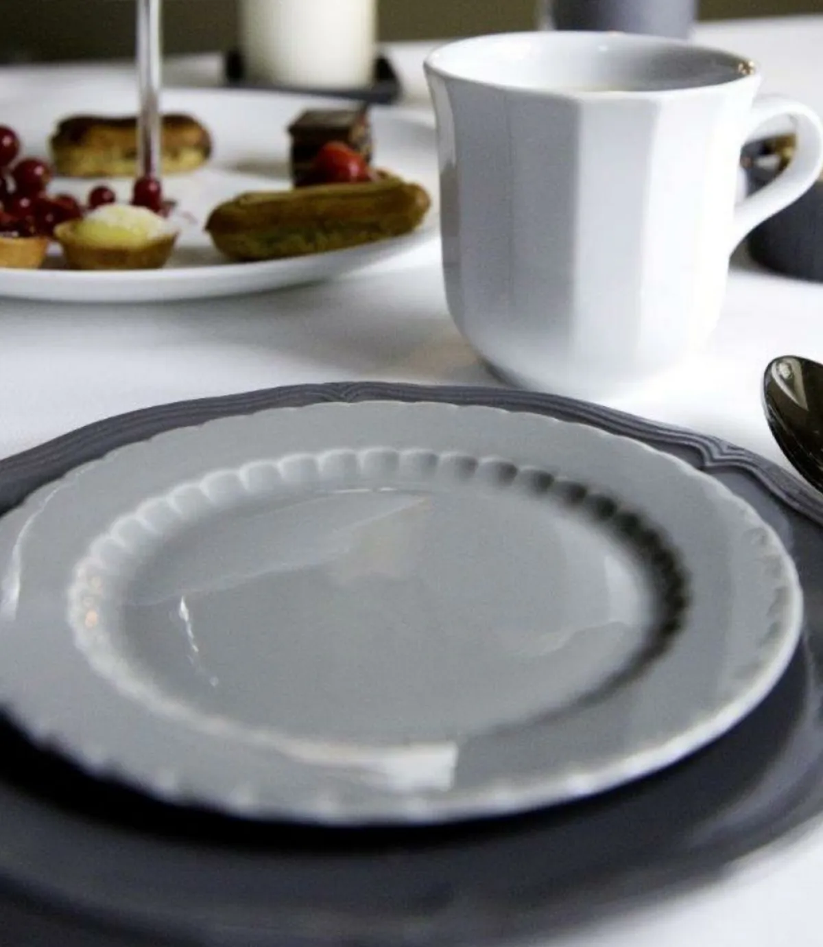 Assiette plate rond blanc porcelaine culinaire Ø 28 cm Ecletique - PILLIVUYT Clearance