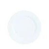 Assiette plate rond blanc verre opal Ø 25,5 cm Intensity - ARCOROC Hot