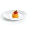 ARCOROC Assiette plate rond blanc verre opal Ø 23,5 cm Stairo