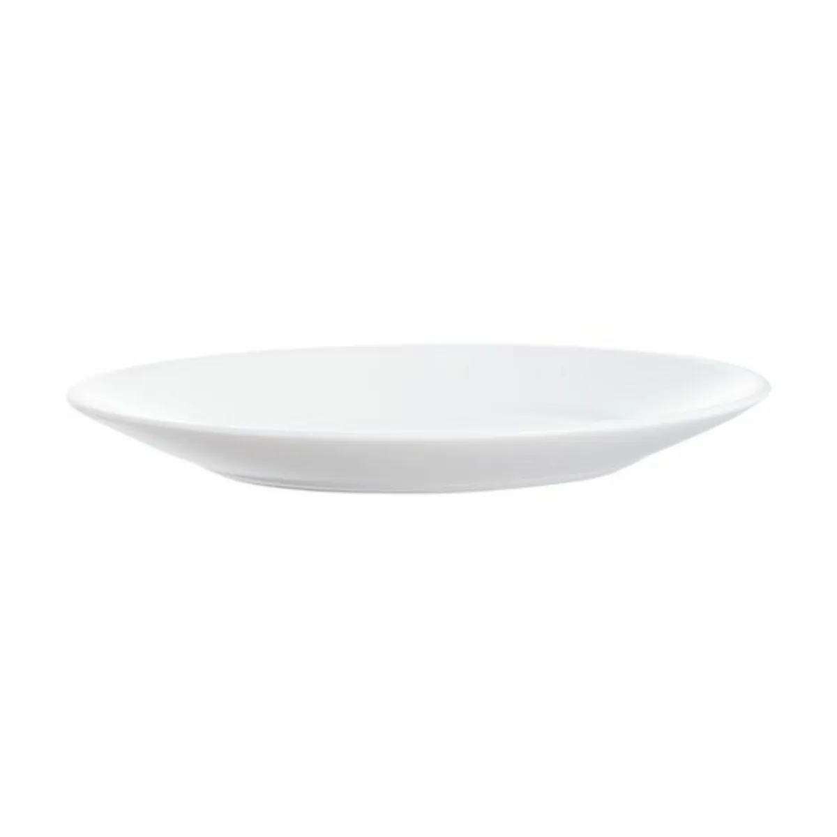 Assiette plate rond blanc verre opal Ø 19 cm Restaurant - ARCOROC Clearance