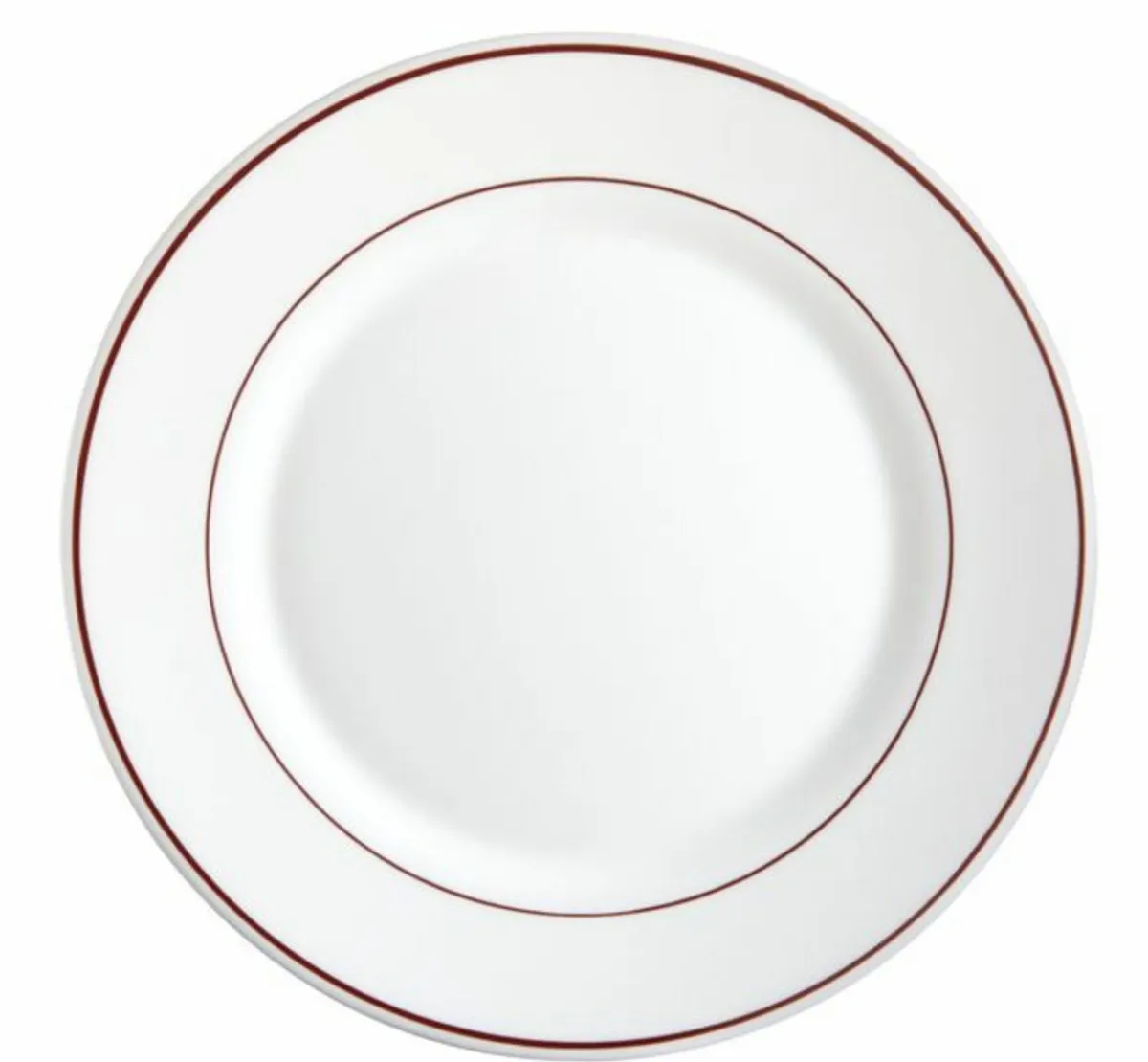 Assiette plate rond blanc verre opal Ø 23,5 cm Restaurant Filet Bordeaux - ARCOROC Best