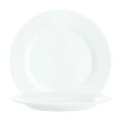 ARCOROC Assiette plate rond blanc verre opal Ø 15,5 cm Nova Aquitania Online