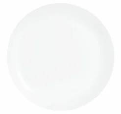 ARCOROC Assiette plate rond blanc verre opal Ø 27,3 cm Evolutions   New