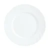 ARCOROC Assiette plate rond blanc verre opal Ø 19,6 cm Trianon New