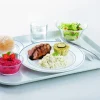 Assiette plate rond blanc verre opal Ø 23,5 cm Restaurant Filet Bleu - ARCOROC Online
