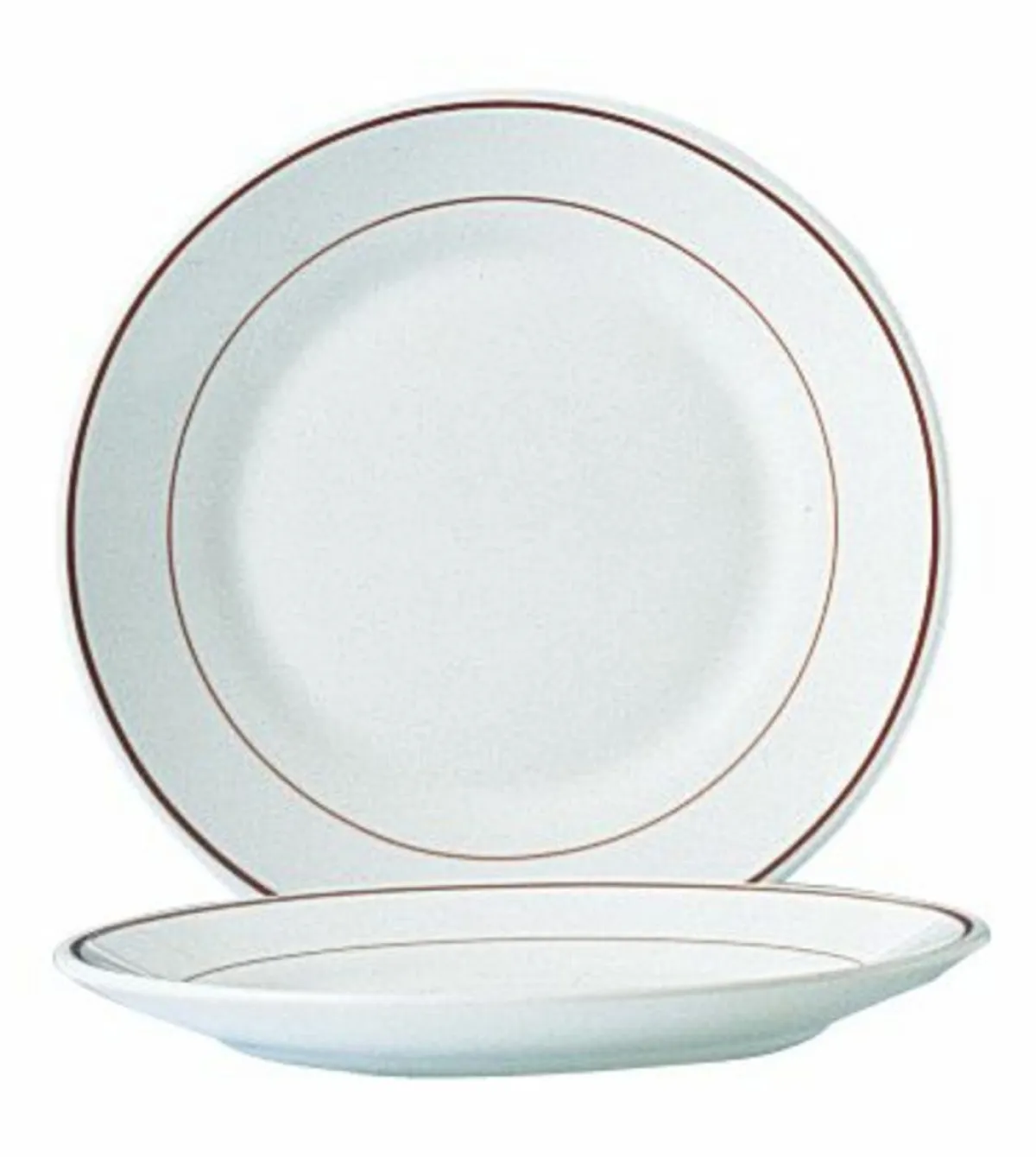 Assiette plate rond blanc verre opal Ø 15,5 cm Restaurant Filet Bordeaux - ARCOROC New