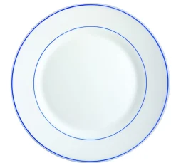ARCOROC Assiette plate rond blanc verre opal Ø 25 cm Restaurant Filet Bleu Hot