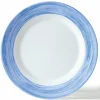 Assiette plate rond blanc verre opal Ø 25,4 cm Brush - ARCOROC Hot