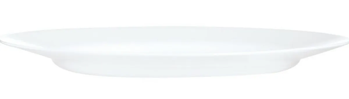 LUMINARC Assiette plate rond blanc verre opal Ø 26,5 cm Online