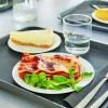 Assiette plate rond blanc verre opal Ø 25,8 cm Hoteliere - ARCOROC Discount