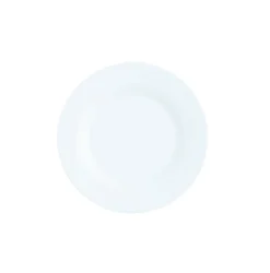 Assiette plate rond blanc verre opal Ø 20,5 cm Intensity - ARCOROC Hot