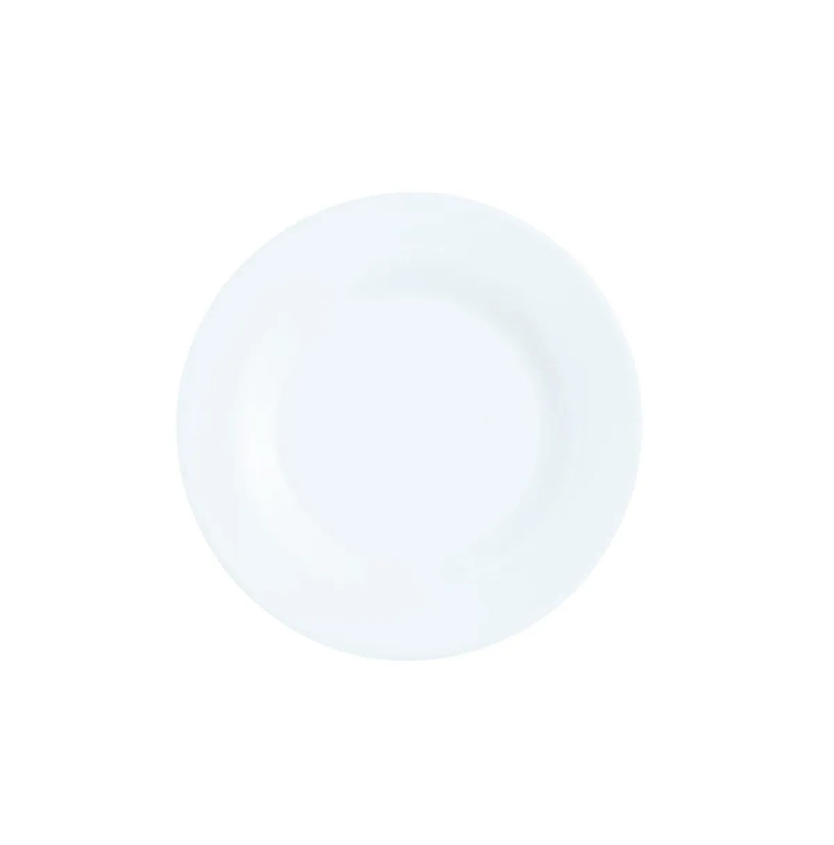 Assiette plate rond blanc verre opal Ø 20,5 cm Intensity - ARCOROC Hot