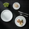 Assiette plate rond blanc verre opal Ø 15,5 cm Hoteliere - ARCOROC New
