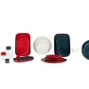 PRO.MUNDI Assiette plate rond bleu grès émaillé Ø 27 cm Gres Couleur Clearance