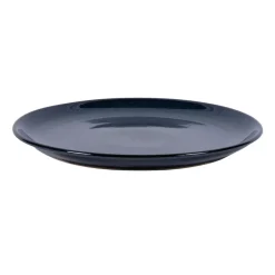 PRO.MUNDI Assiette plate rond bleu grès émaillé Ø 27 cm Gres Couleur Clearance