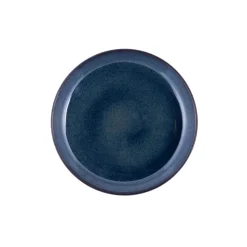 PRO.MUNDI Assiette plate rond bleu grès émaillé Ø 24 cm Gres Couleur Best