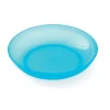 Assiette plate rond bleu polypropylène (pp) Ø 18,5 cm Vaisselle Enfance - PLASTOREX Hot