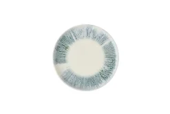 CHURCHILL Assiette plate rond Blue porcelaine vitrifiée Ø 21 cm Lyra Outlet