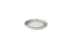 CHURCHILL Assiette plate rond Blue porcelaine vitrifiée Ø 21 cm Lyra Outlet