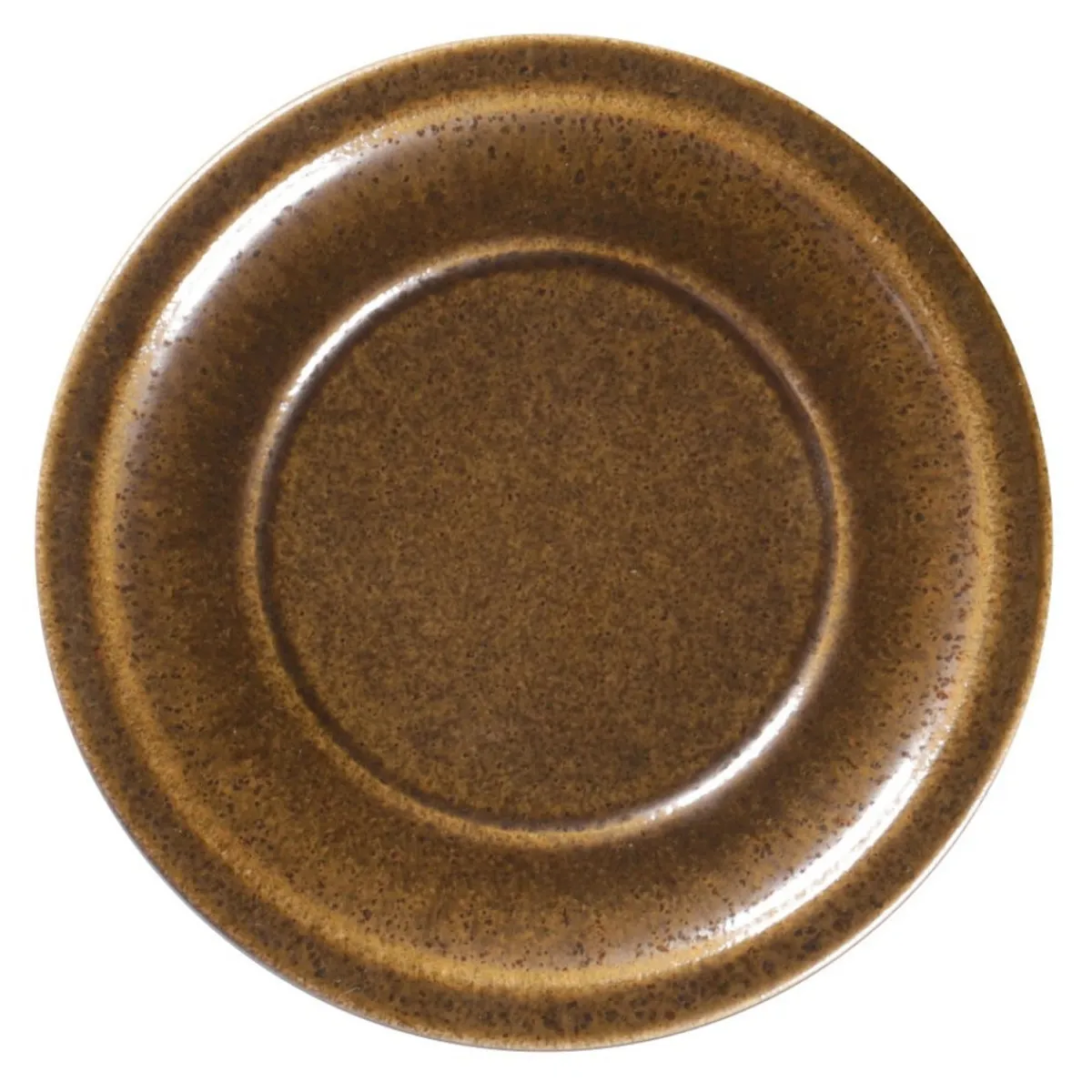 RAK Assiette plate rond bronze porcelaine vitrifiée Ø 31,8 cm stone Ease Clearance