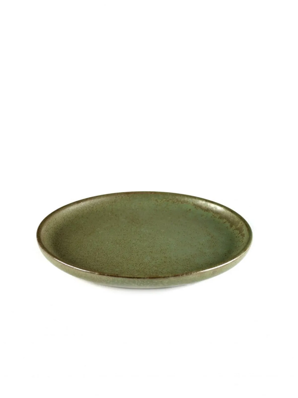 Assiette plate rond camogreen grès émaillé Ø 16 cm Surface - SERAX Outlet