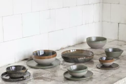 Assiette plate rond camogreen grès émaillé Ø 21 cm Surface - SERAX Hot