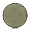 Assiette plate rond cardamome porcelaine culinaire Ø 21 cm  Caractère - REVOL Outlet