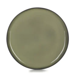 Assiette plate rond cardamome porcelaine culinaire Ø 28 cm  Caractère - REVOL Online