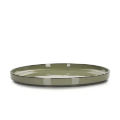 Assiette plate rond cardamome porcelaine culinaire Ø 28 cm  Caractère - REVOL Online