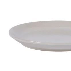 PRO.MUNDI Assiette plate rond écru grès émaillé Ø 24 cm Gres Couleur New