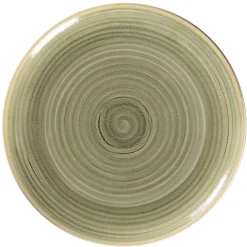 Assiette plate rond Emerald porcelaine vitrifiée Ø 24 cm stone Spot - RAK Hot