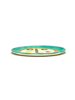 SERAX Assiette plate rond Face 2 grès émaillé Ø 35 cm Feast By Ottolenghi New