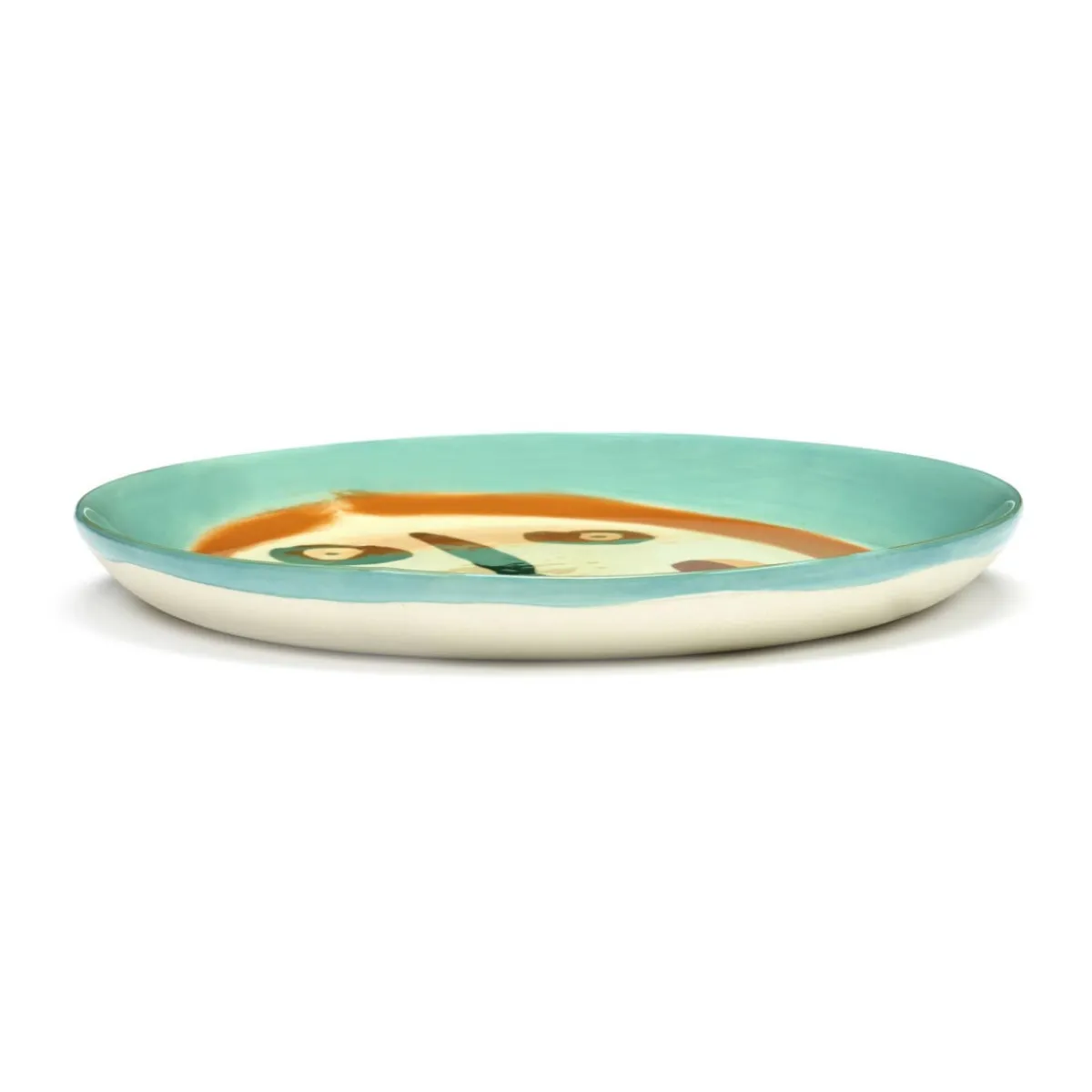 Assiette plate rond Face 2 grès émaillé Ø 19 cm Feast By Ottolenghi - SERAX Discount