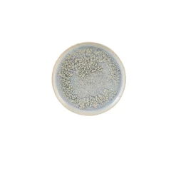 ACCOLADE Assiette plate rond gris grès émaillé Ø 17 cm Tropic New