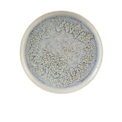 ACCOLADE Assiette plate rond gris grès émaillé Ø 28 cm Tropic Outlet