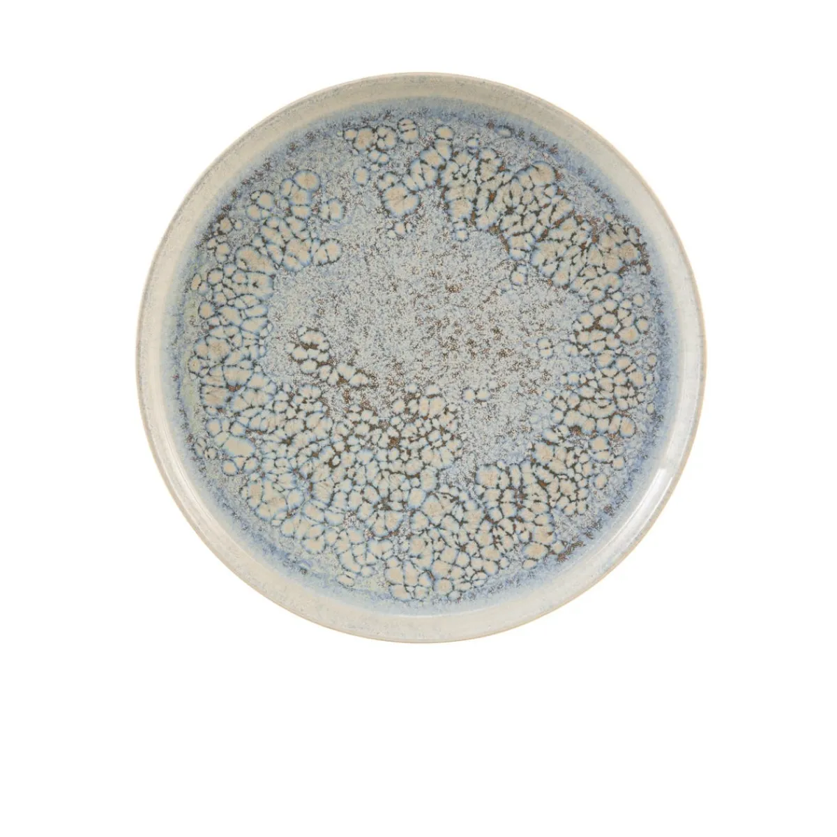ACCOLADE Assiette plate rond gris grès émaillé Ø 28 cm Tropic Outlet