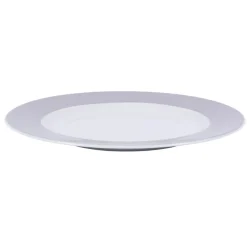 Assiette plate rond gris porcelaine Ø 26 cm Roma Color - PRO.MUNDI Clearance