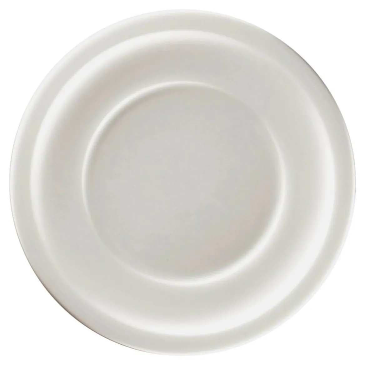Assiette plate rond gris porcelaine vitrifiée Ø 16,1 cm stone Ease - RAK Online