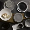 Assiette plate rond gris porcelaine Ø 25,2 cm Evo Granite - DUDSON Outlet