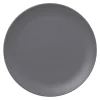 RAK Assiette plate rond gris porcelaine vitrifiée Ø 26,7 cm Neo Fusion New