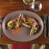 Assiette plate rond Gris stone porcelaine vitrifiée Ø 29 cm Neo Fusion - RAK Discount