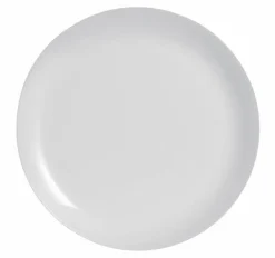 Assiette plate rond gris verre opal Ø 25 cm Evolutions   - ARCOROC Hot