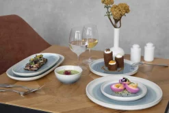 PRO.MUNDI Assiette plate rond ivoire grès émaillé Ø 27,5 cm Pacific Online
